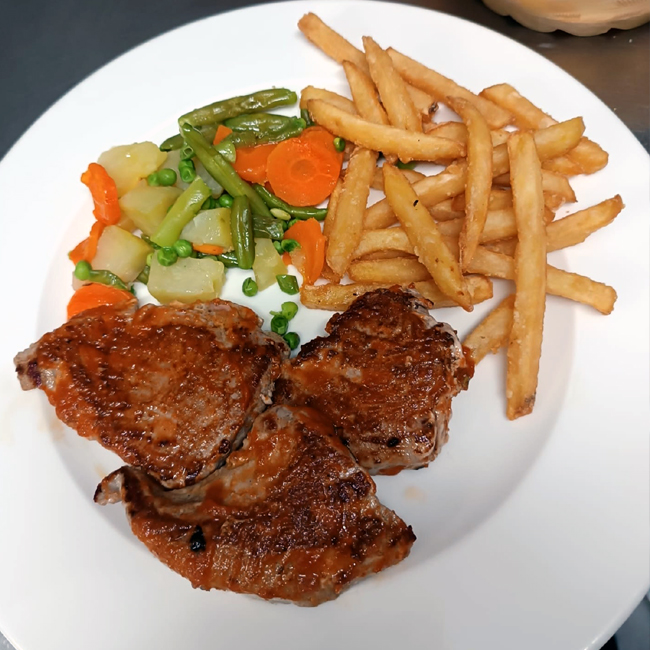Atún a la plancha