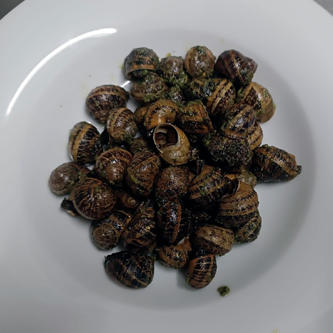 Caracoles rustidos